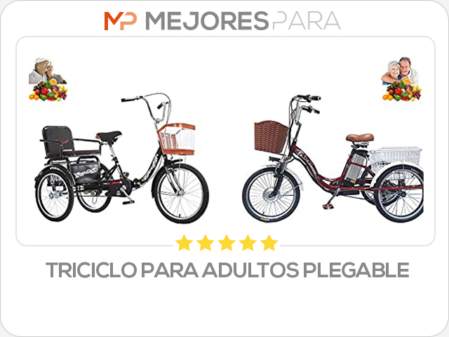 triciclo para adultos plegable