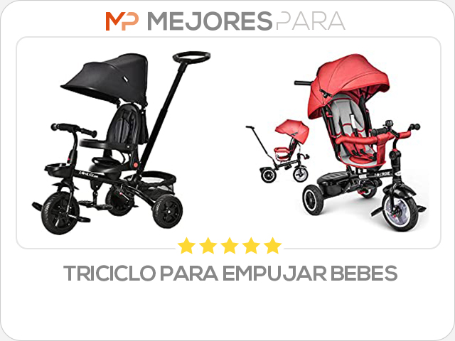 triciclo para empujar bebes