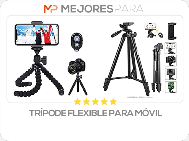 trípode flexible para móvil