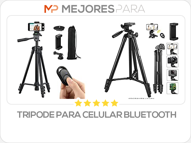 tripode para celular bluetooth