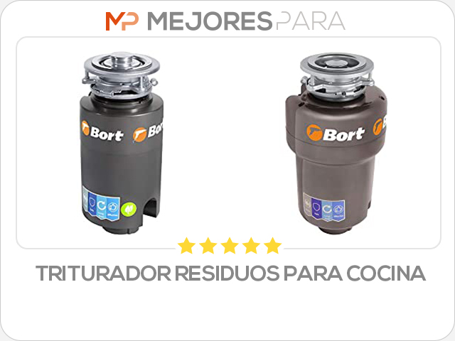 triturador residuos para cocina