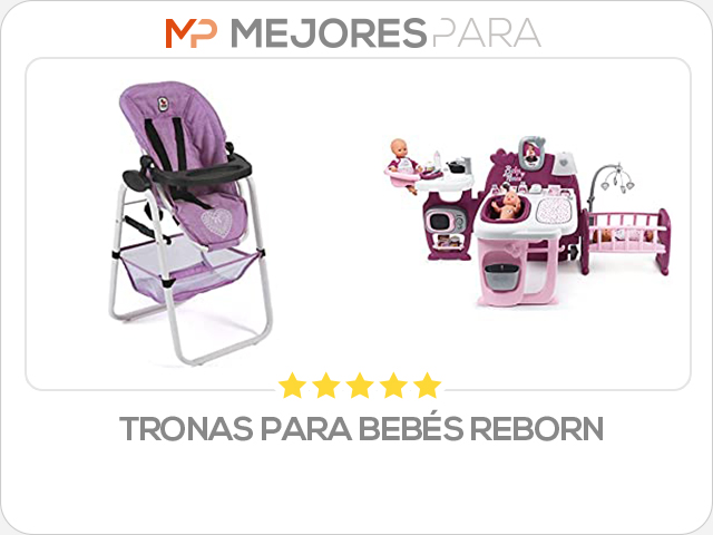 tronas para bebés reborn