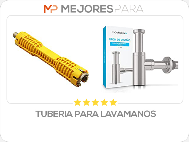 tuberia para lavamanos