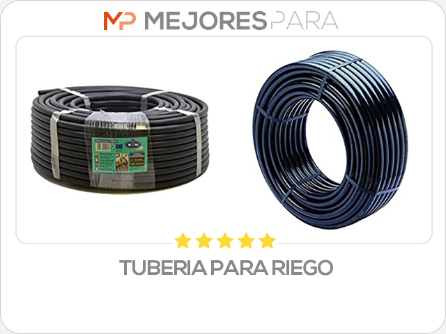 tuberia para riego