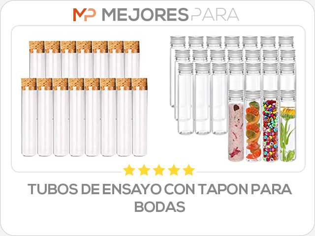 tubos de ensayo con tapon para bodas