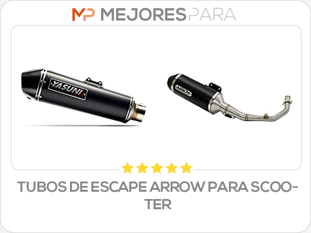 tubos de escape arrow para scooter