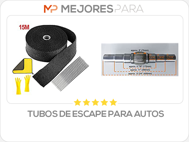 tubos de escape para autos