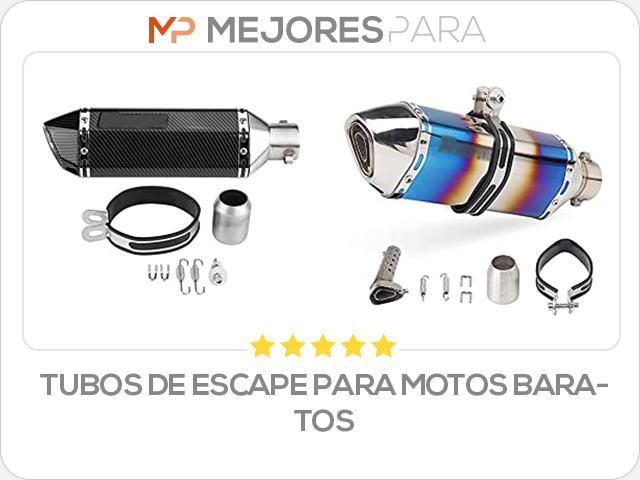 tubos de escape para motos baratos