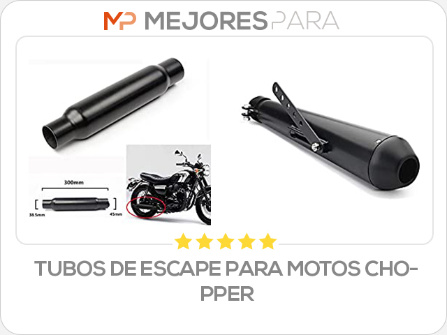 tubos de escape para motos chopper