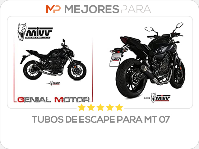 tubos de escape para mt 07