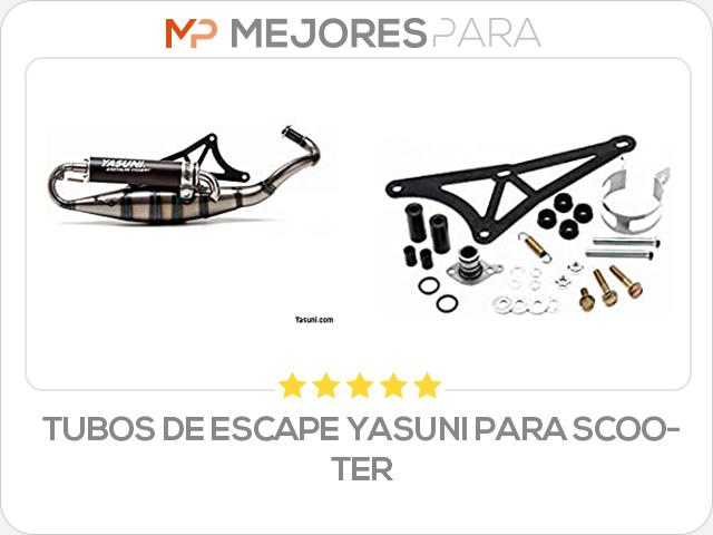 tubos de escape yasuni para scooter