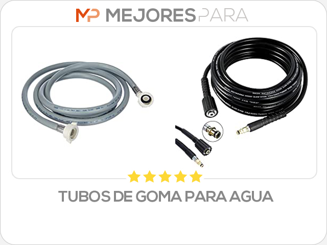 tubos de goma para agua