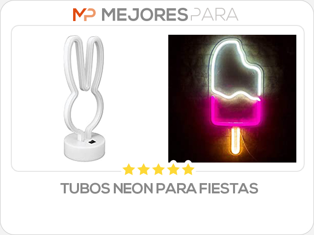 tubos neon para fiestas