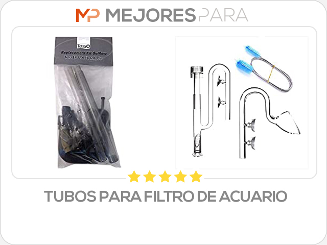 tubos para filtro de acuario