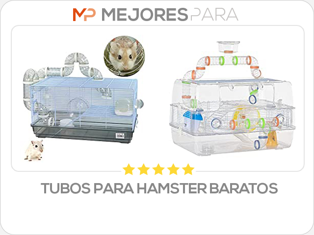 tubos para hamster baratos