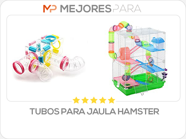 tubos para jaula hamster