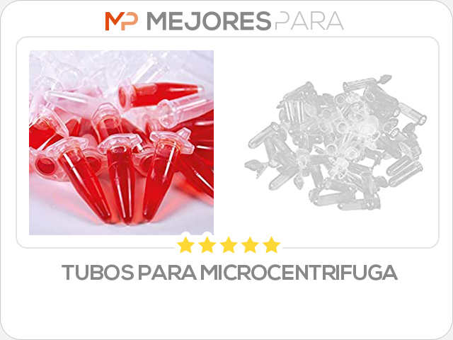 tubos para microcentrifuga