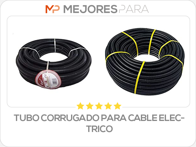 tubo corrugado para cable electrico