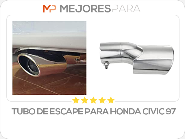 tubo de escape para honda civic 97