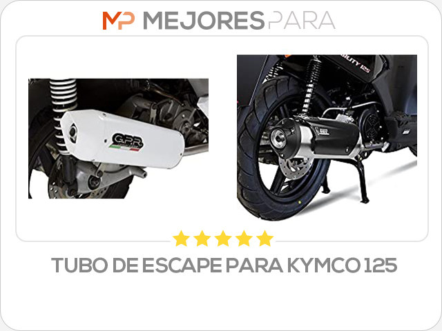 tubo de escape para kymco 125