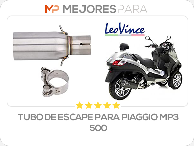 tubo de escape para piaggio mp3 500