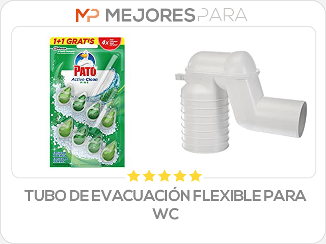 tubo de evacuación flexible para wc