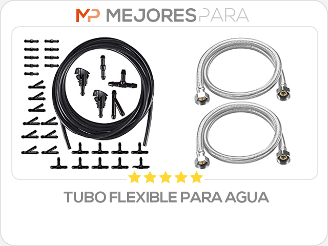 tubo flexible para agua