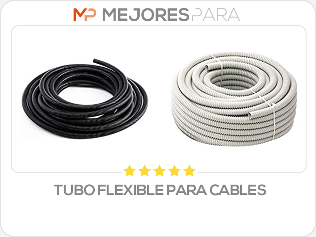 tubo flexible para cables