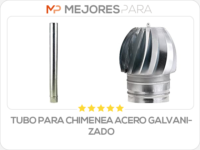 tubo para chimenea acero galvanizado