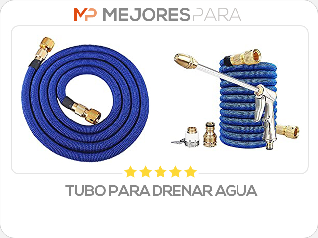 tubo para drenar agua