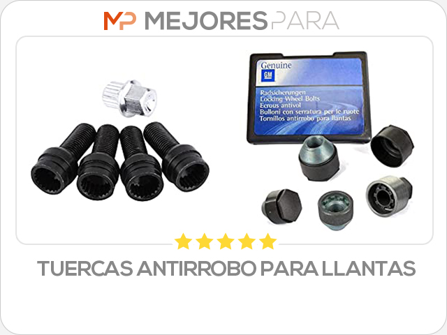 tuercas antirrobo para llantas