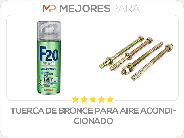 tuerca de bronce para aire acondicionado