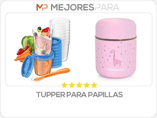 tupper para papillas