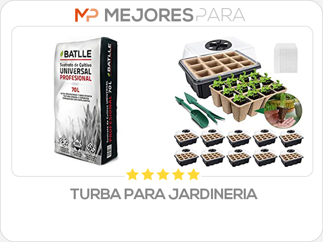 turba para jardineria