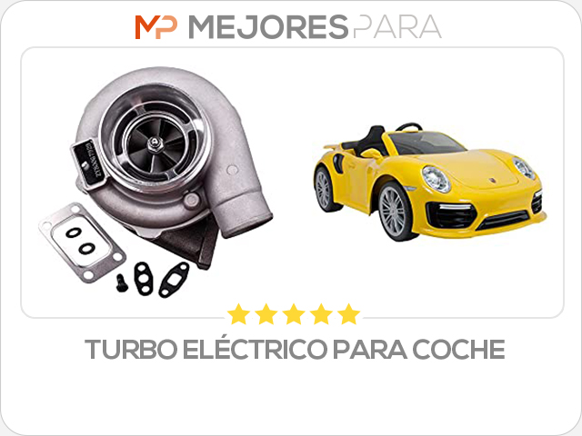 turbo eléctrico para coche