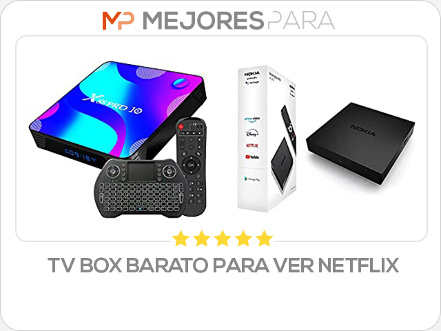 tv box barato para ver netflix