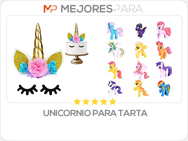 unicornio para tarta