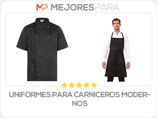 uniformes para carniceros modernos