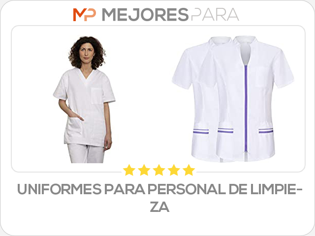 uniformes para personal de limpieza