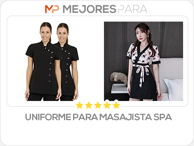 uniforme para masajista spa