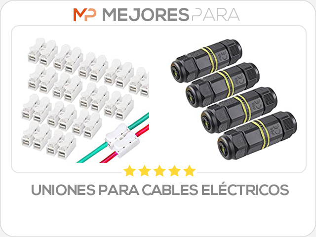 uniones para cables eléctricos