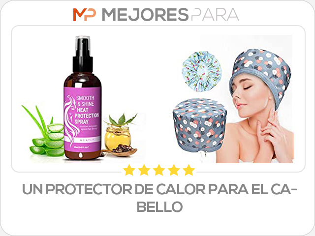 un protector de calor para el cabello