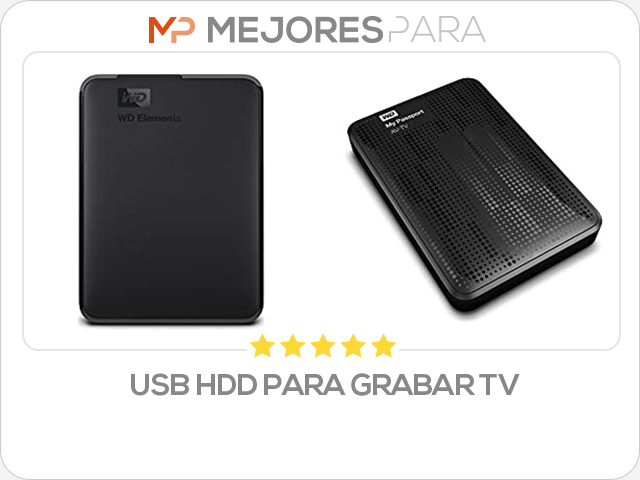 usb hdd para grabar tv