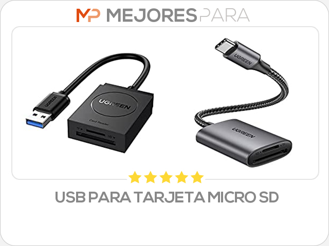 usb para tarjeta micro sd