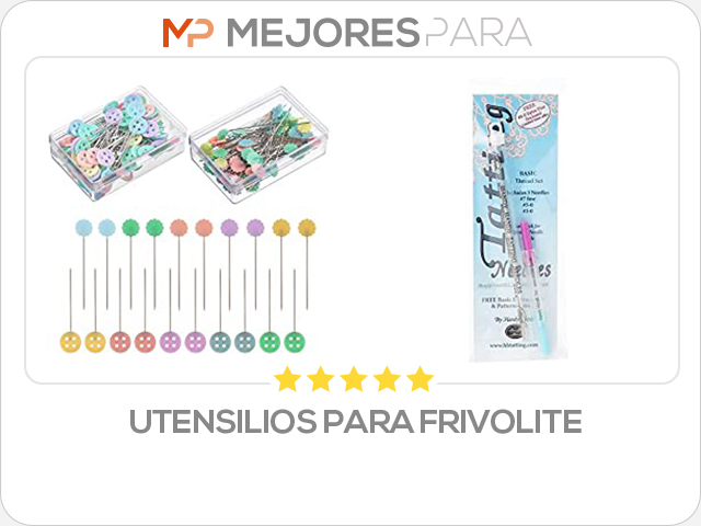 utensilios para frivolite