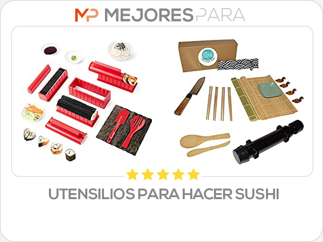 utensilios para hacer sushi