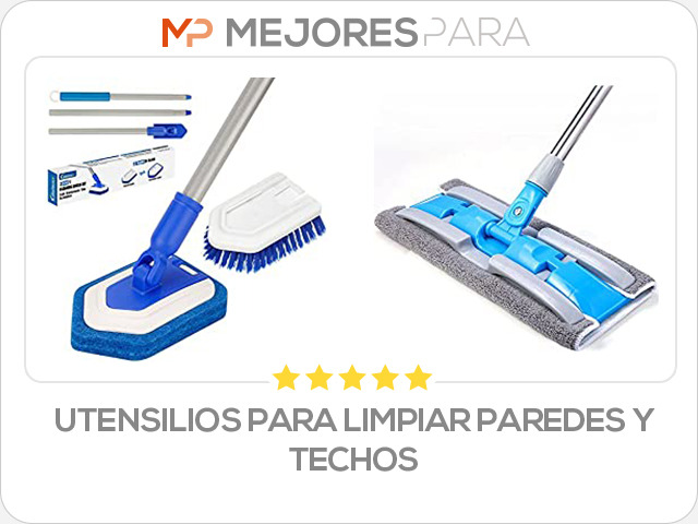 utensilios para limpiar paredes y techos