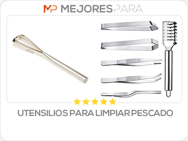 utensilios para limpiar pescado