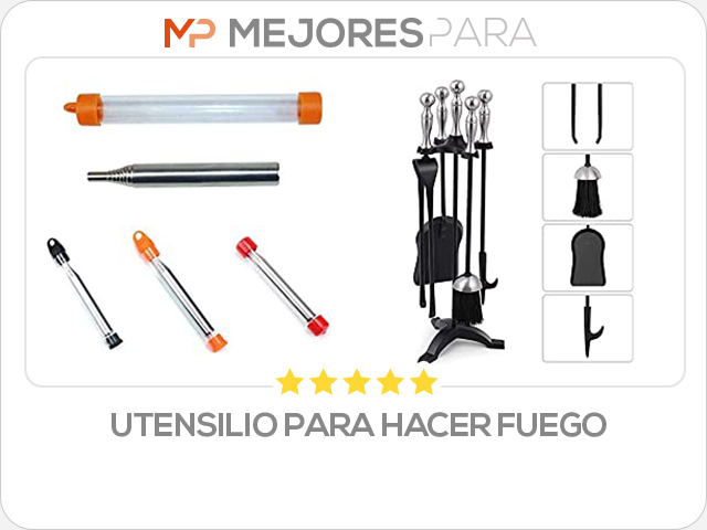 utensilio para hacer fuego