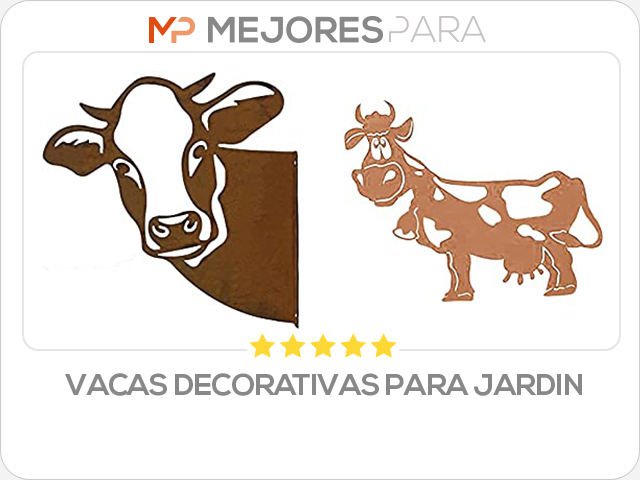 vacas decorativas para jardin